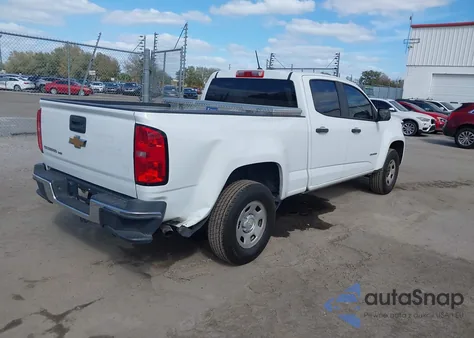 2019 Chevrolet Colorado Wt z USA, uszkodzony, nr VIN 1GCGSBENXK1207338